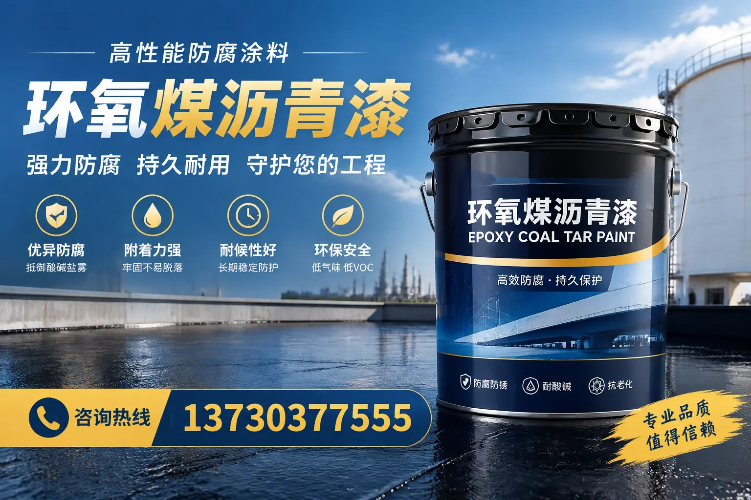 环氧煤沥青漆的耐久性分析，适合垣曲的使用场景